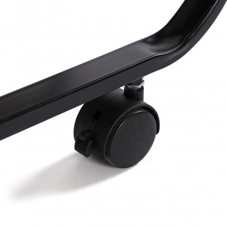 CARRO PLEGABLE C/RUEDAS NEGRO