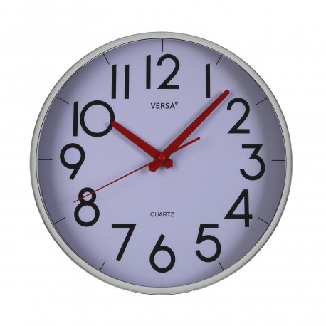 RELOJ PARED BLANCO 30CM