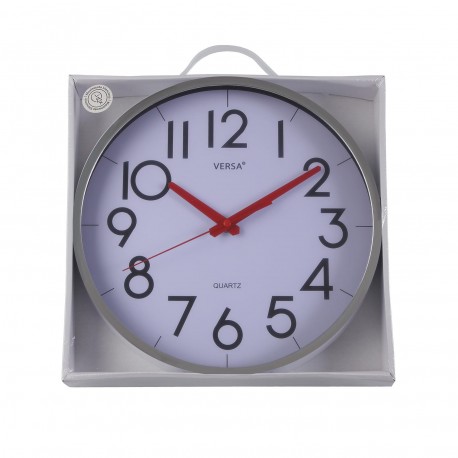 RELOJ PARED BLANCO 30CM