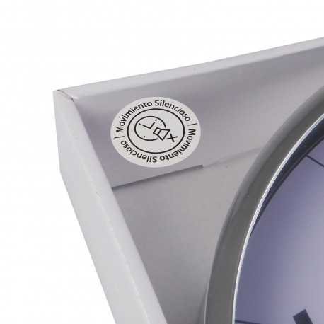 RELOJ PARED BLANCO 30CM