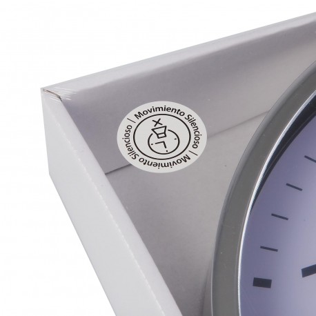 RELOJ PARED BLANCO 30CM