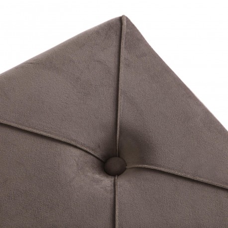 PIE DE CAMA GRIS CLARO VELVET
