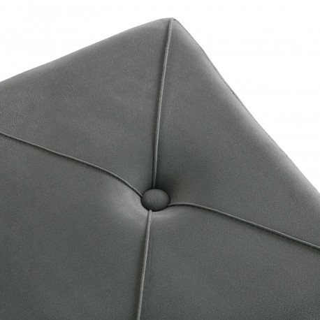 PIE DE CAMA GRIS OSCURO VELVET