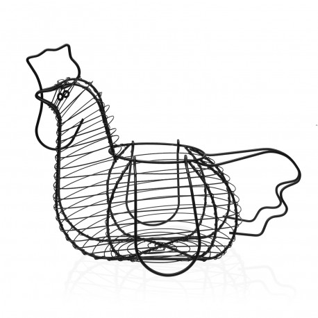 HUEVERA FORMA GALLINA NEGRA
