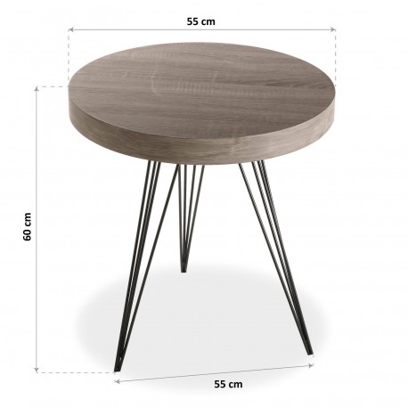 MESA AUXILIAR ROBLE FONTANA