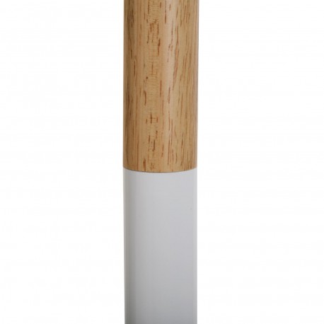 PERCHERO BLANCO Y MADERA MALMÖ