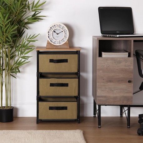 CAJONERA 3 CAJONES BEIGE