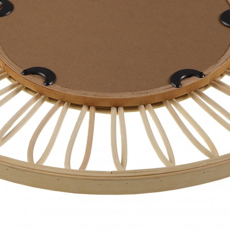 ESPEJO REDONDO RATTAN