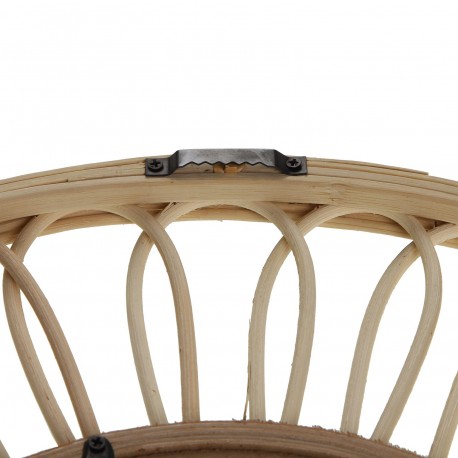 ESPEJO REDONDO RATTAN