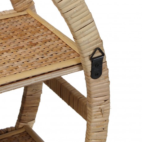 ESTANTERIA REDONDA RATTAN
