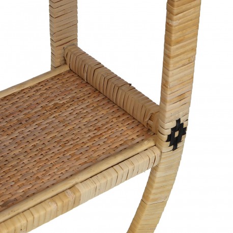 ESTANTERIA OVALADA RATTAN