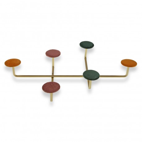 PERCHERO PARED 6 GANCHOS