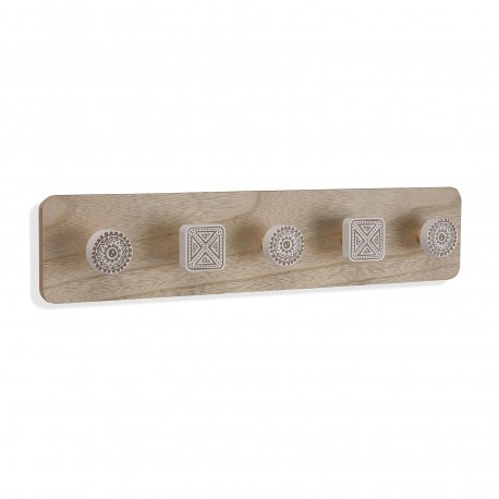 PERCHERO PARED 5 GANCHOS