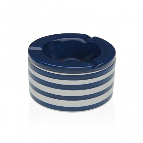 CENICERO LINEAS AZUL MARINO