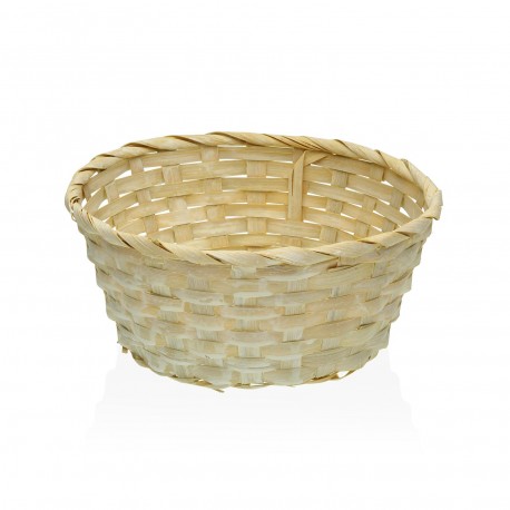 CESTA REDONDA AMARILLA 23 CM