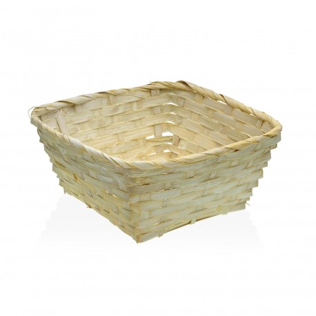 CESTA CUADRADA AMARILLA 20CM