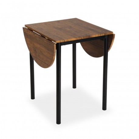 JUEGO MESA/2 SILLAS NEGRO