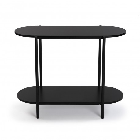 CONSOLA METAL NEGRO 90x70