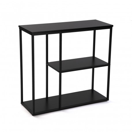 CONSOLA METAL NEGRO 80x75
