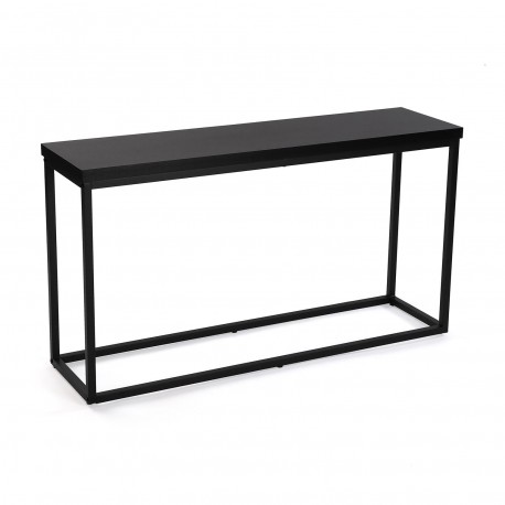 CONSOLA METAL NEGRO 110x60