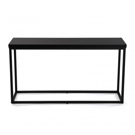 CONSOLA METAL NEGRO 110x60