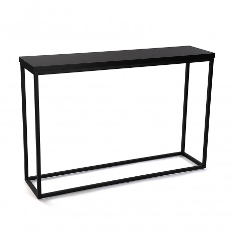 CONSOLA METAL NEGRO 120x80