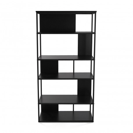 ESTANTERIA METAL NEGRO 160x80