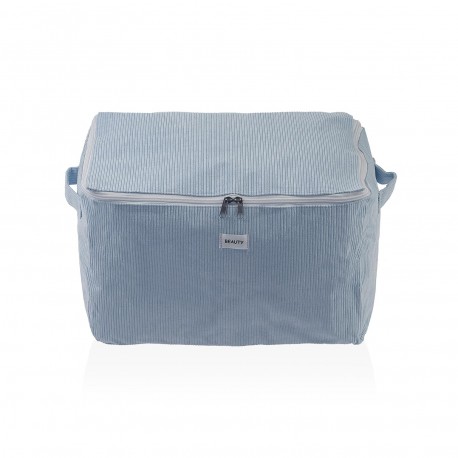 CAJA ALMACENAMIENTO CORDUROY AZUL M