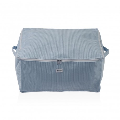 CAJA ALMACENAMIENTO CORDUROY AZUL L