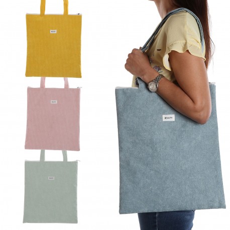 BOLSO CORDUROY AMARILLO