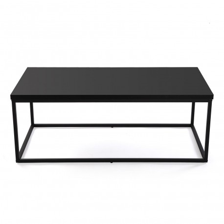 MESA DE CENTRO METAL NEGRO