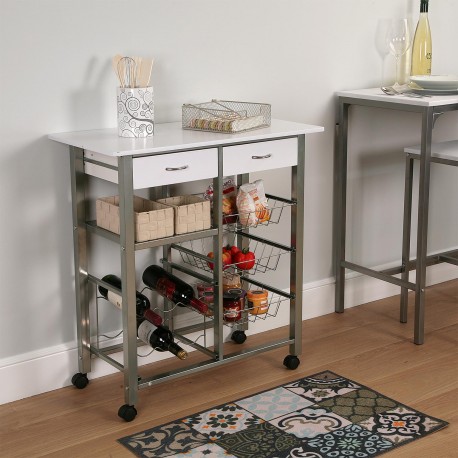 CARRO COCINA BLANCO 76CM