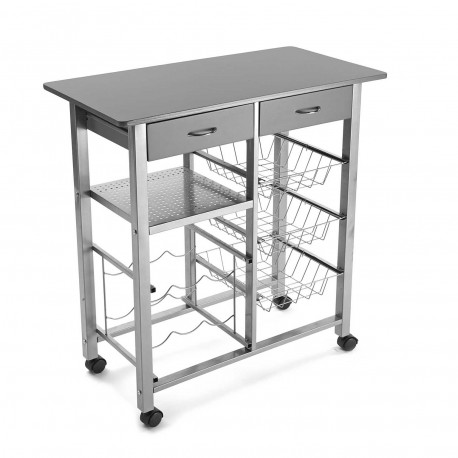 CARRO COCINA GRIS 76CM