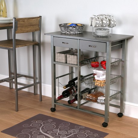 CARRO COCINA GRIS 76CM