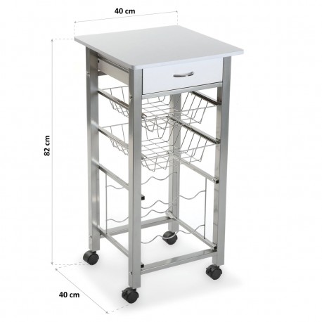 CARRO COCINA BLANCO 40CM