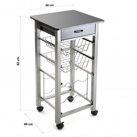 CARRO COCINA GRIS 40CM