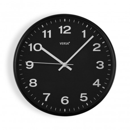 RELOJ COCINA NEGRO 30,5 CM