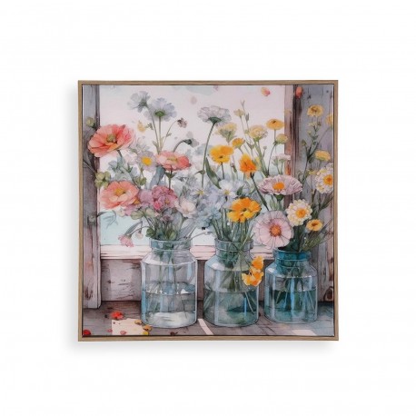 LIENZO 40 x 40 RAMOS SILVESTRES