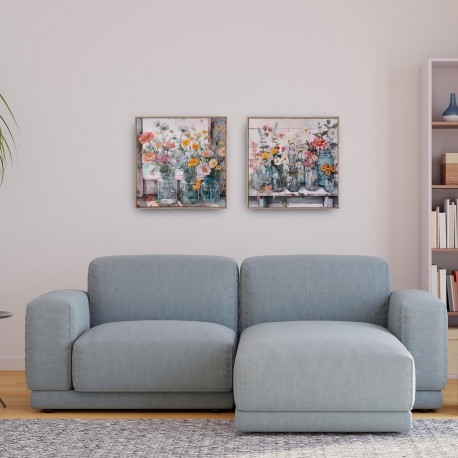LIENZO 40 x 40 RAMOS SILVESTRES