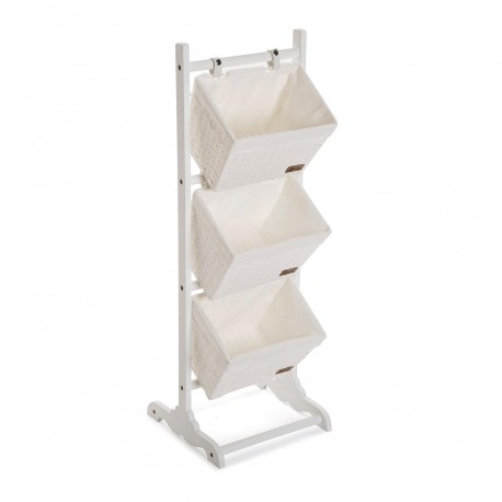 MUEBLE BAÑO 3 CESTAS BLANCO