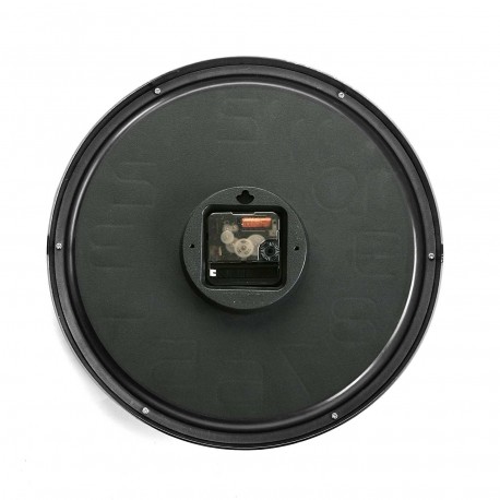 RELOJ COCINA PLATA 30 CM.