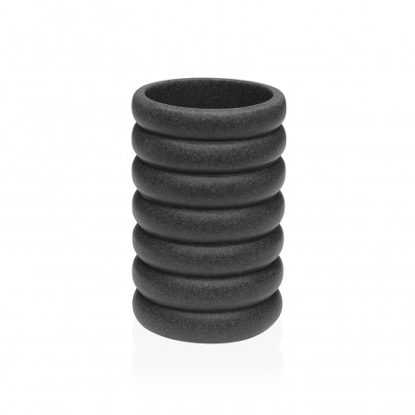 VASO PARA CEPILLOS GRIS