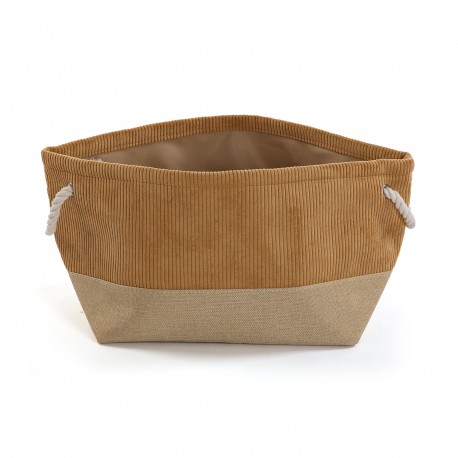 CESTA  CORDUROY  MARRON