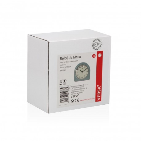 RELOJ DE MESA DESPERTADOR LUXA AZUL