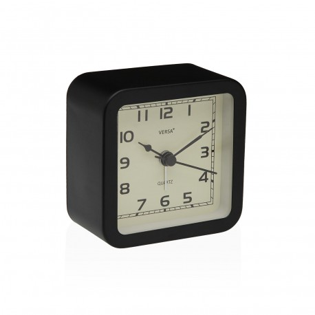 RELOJ DE MESA DESPERTADOR ALVO NEGRO