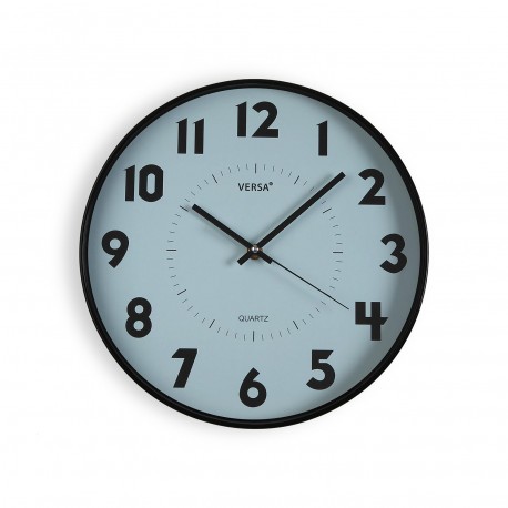 RELOJ DE PARED AZUL 30CM
