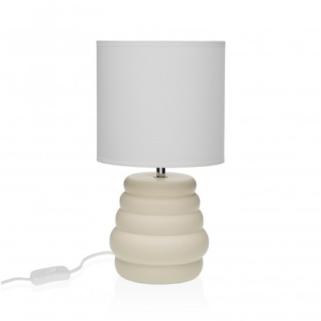 LAMPARA DE MESA BEIGE