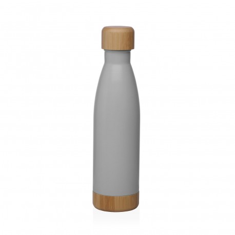 BOTELLA  GRIS MATE  500ML ACERO INOXIDABLE