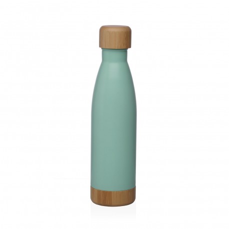 BOTELLA VERDE MATE  500ML ACERO INOXIDABLE