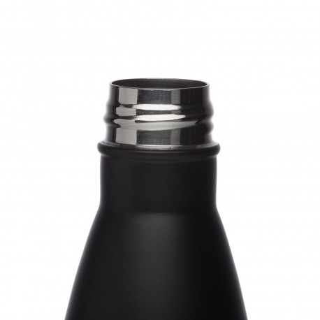 BOTELLA NEGRA MATE  500ML ACERO INOXIDABLE